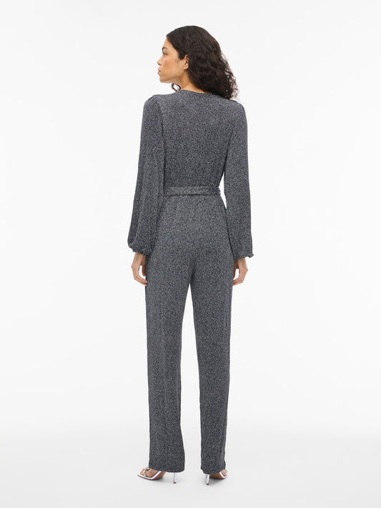 VIGLITTA V-NECK L/S JUMPSUIT