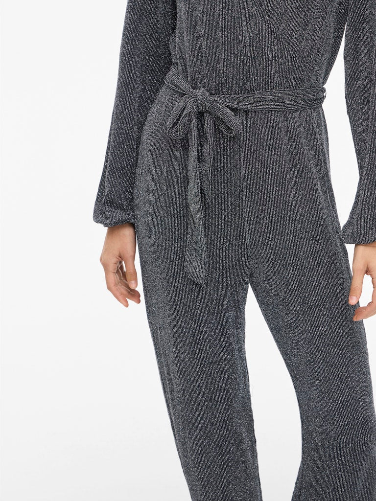 VIGLITTA V-NECK L/S JUMPSUIT