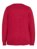 VIRIL V-NECK L/S KNIT TOP/CUR - NOOS