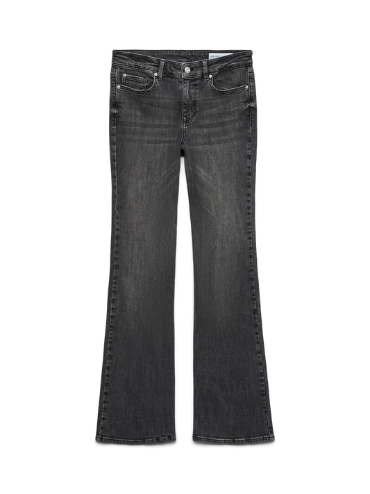 VERO MODA Vmflash Mr Flared Pocket JNS Ra225 Noos, Donkergrijs denim, XS / 32L VERO MODA Vmflash Mr Flared Pocket JNS Ra225 Noos, Donkergrijs denim, XS / 32L
