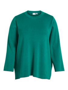 Vielina O-Neck L/S Knit Top/Cur Curve Truien