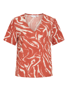 VIMITTIA ZEA V-NECK T-SHIRT