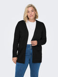 Caresly L/S Open Cardigan Knt Noos Cur Curve Vesten