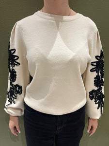 OBJJOANA L/S KNIT PULLOVER REP