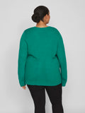 VIRIL V-NECK L/S KNIT TOP/CUR - NOOS