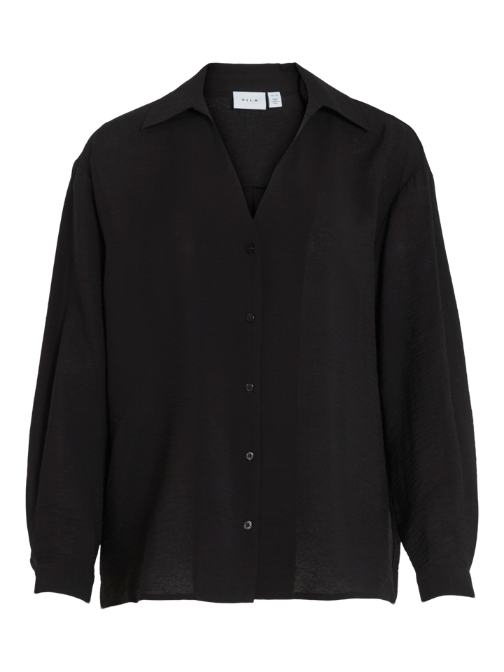 VIDOMIRA V-NECK L/S SHIRT - NOOS