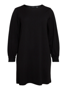 VMCALLISON LS O-NECK DRESS JRS CUR