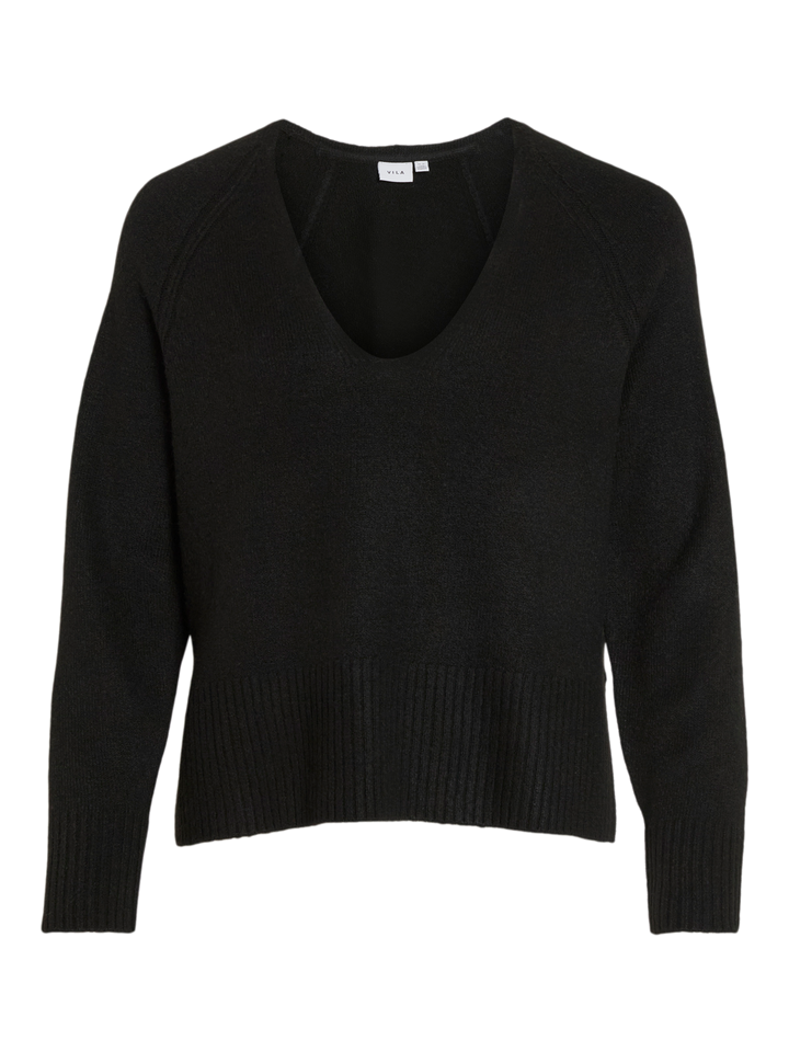 VIPRIMIA L/S V-NECK KNIT TOP/TES