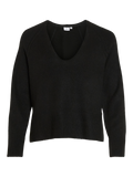 VIPRIMIA L/S V-NECK KNIT TOP/TES