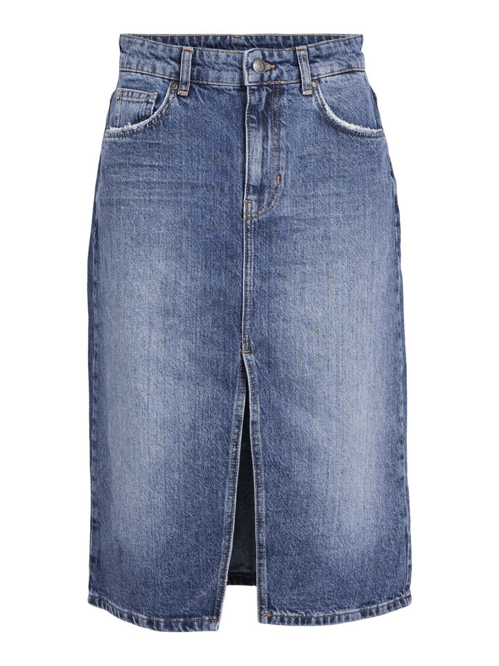 OBJHARLOW Skirt - Medium Blue Denim