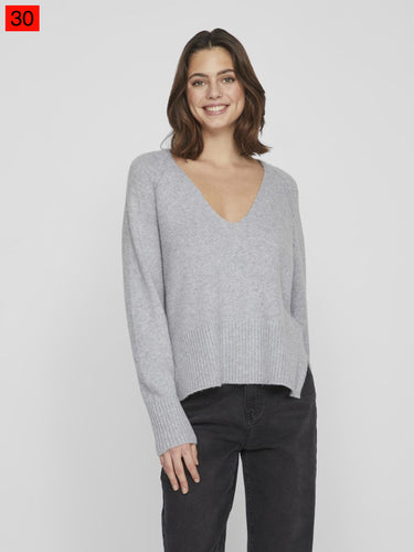 Viprimia L/S V-Neck Knit Top/Tes Truien