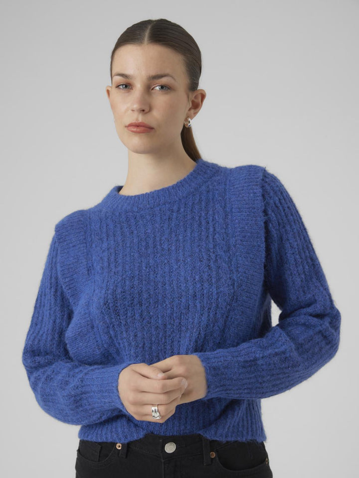 Vmhazel Ls O-Neck Pullover Truien