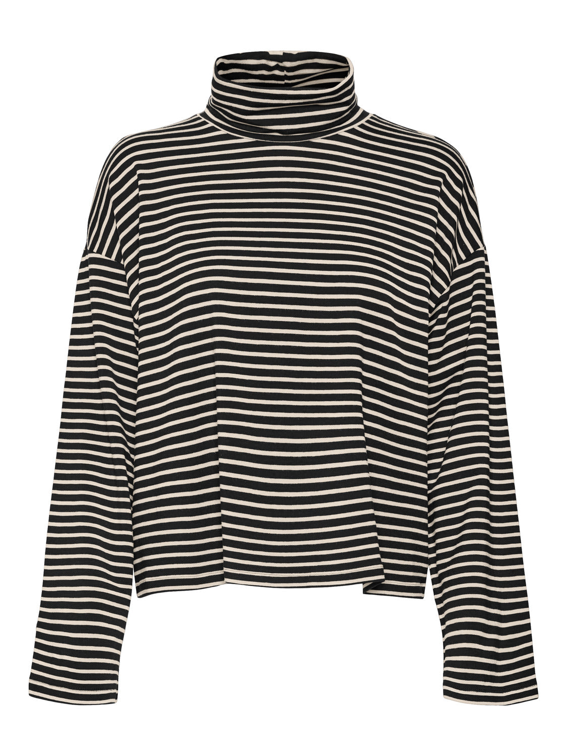 Vmfiona Ls Roll Neck Short Top Tops