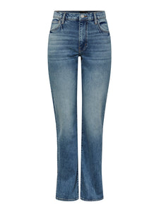 Elan New Hw Straight Slit Jeans Jeans