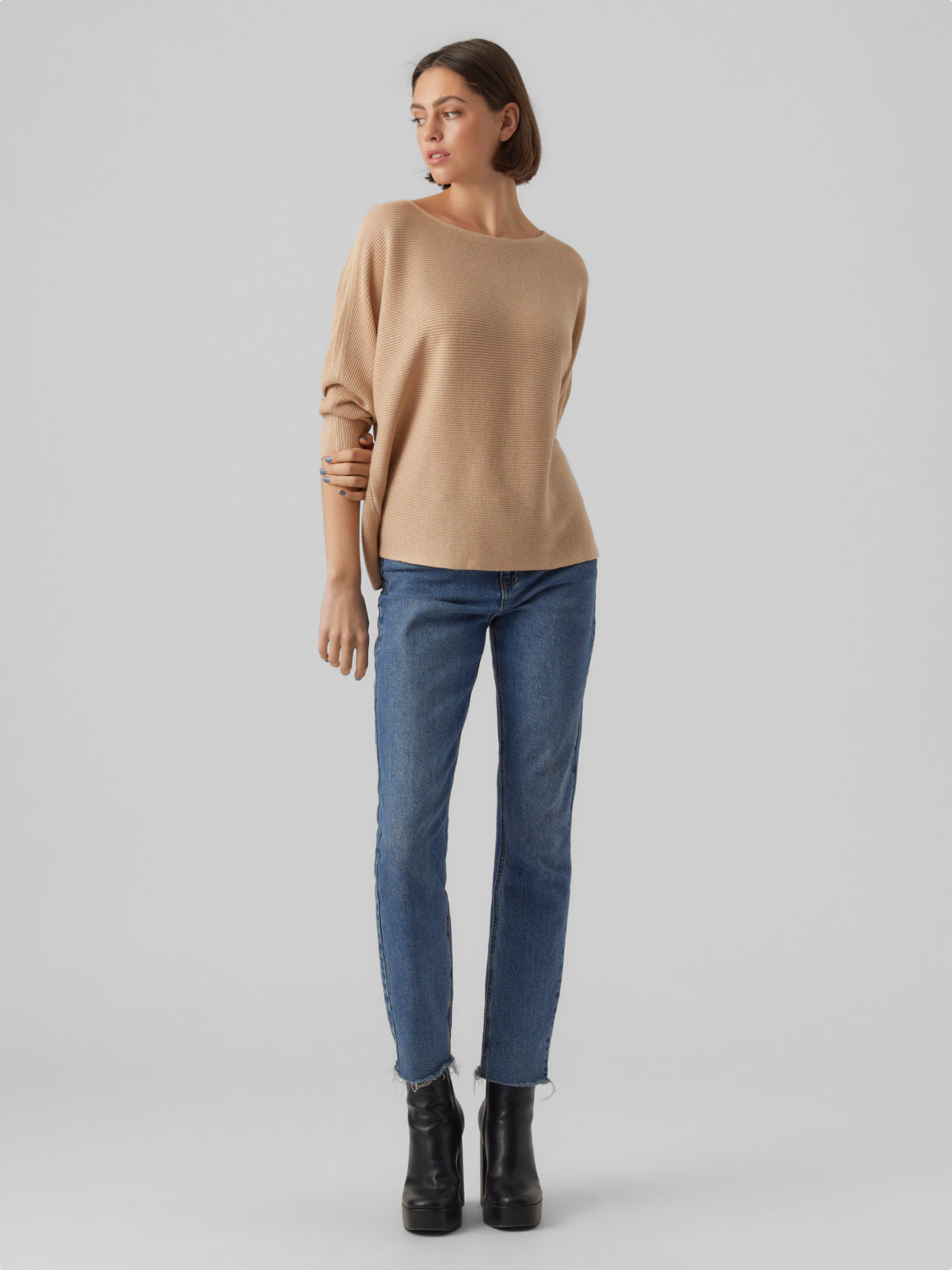 Nora 3/4 Boatneck Blouse Truien