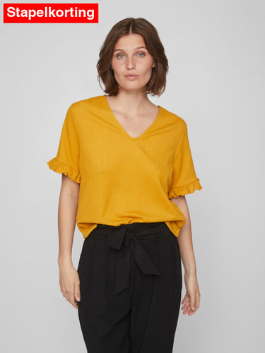 Norma V-Neck S/S Top Tops