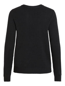 Ril O-neck L/S Knit Top