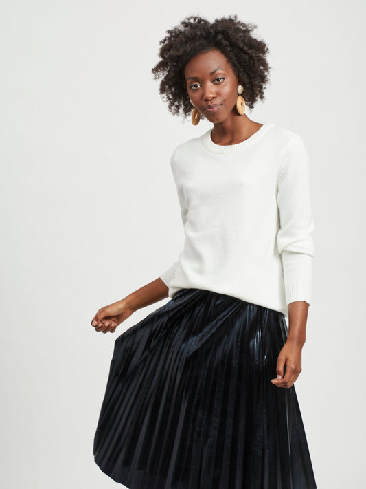 Viril O-Neck L/S Knit Top - Noos Truien