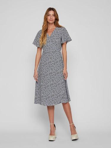 Lovie S/S Wrap Midi Dress Jurken