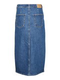 Veri Hr Calf Denim Skirt Rokken En Shorts