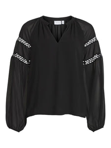 VIURA V-NECK L/S TOP