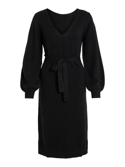 Viril Rev V-Neck Knit Dress - Noos Jurken