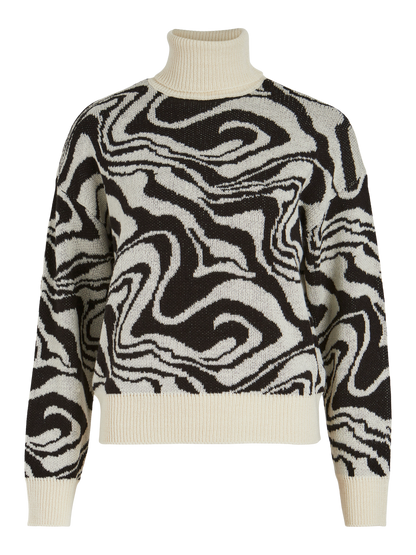 Visuna L/S Turtle Neck Knit Truien