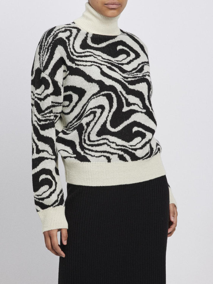 Visuna L/S Turtle Neck Knit Truien