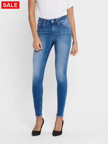 Blush Life Mid Skinny Ankle Raw Rea12187 Jeans