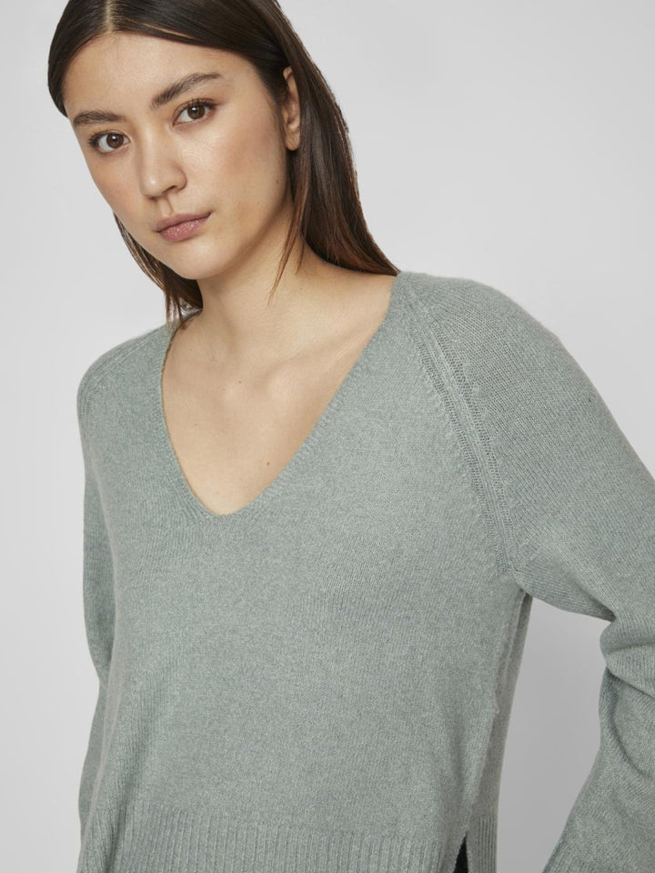 Viprimia L/S V-Neck Knit Top/Tes Truien