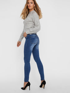 Tanya Mid Rise Piping Jeans VI349