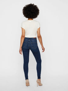 Sophia High Waist Skinny Jeans Medium Blue