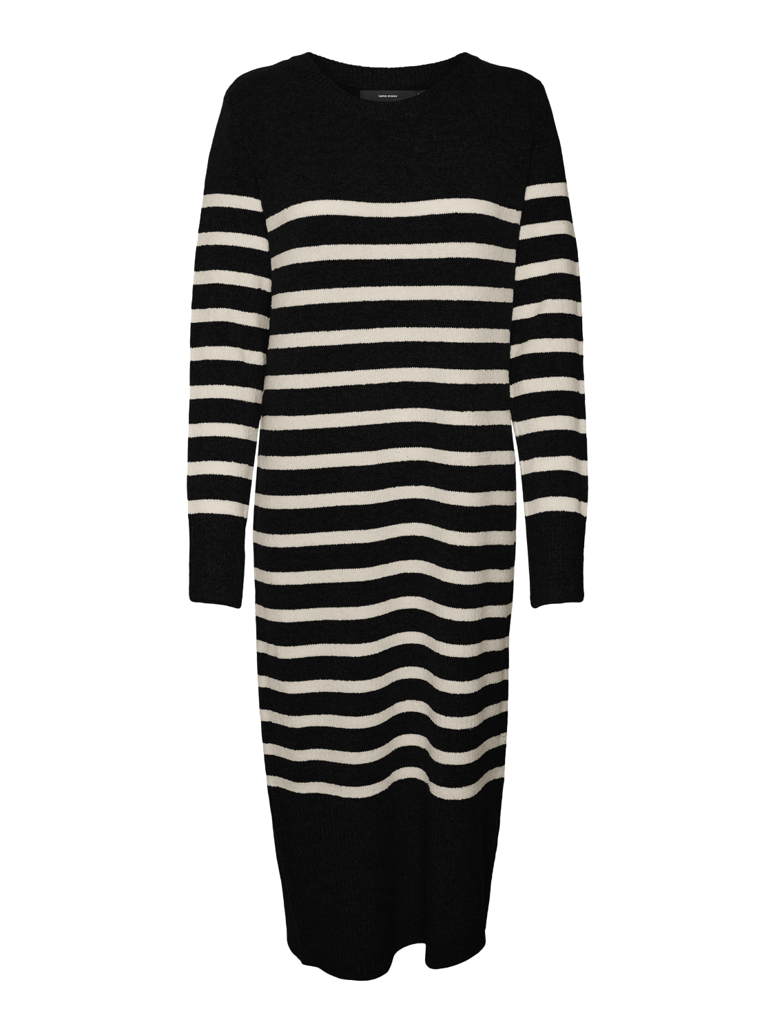 Vmplaza Ls O-Neck Calf Dress Ga Boo Jurken