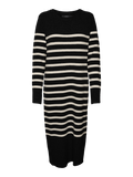 Vmplaza Ls O-Neck Calf Dress Ga Boo Jurken