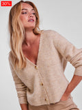 Ellen Ls Knit Cardigan Vesten