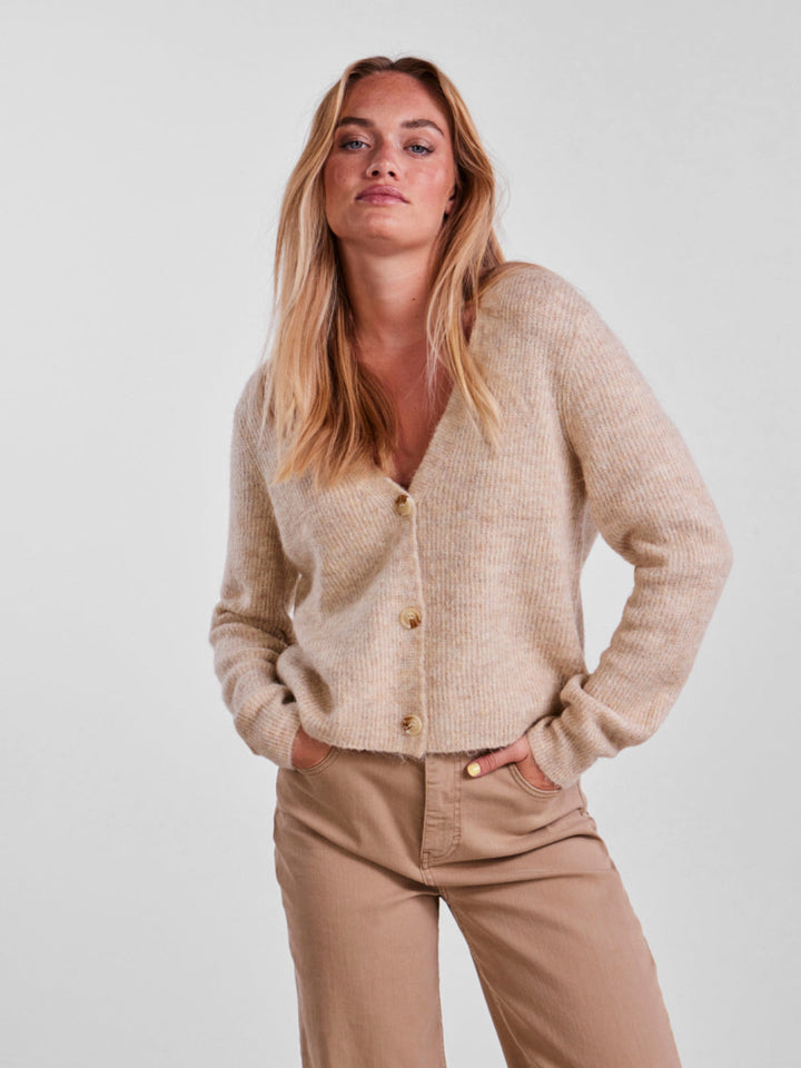 Ellen Ls Knit Cardigan Vesten