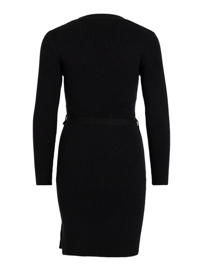 Ril Wrap L/S Knit Dress Jurken