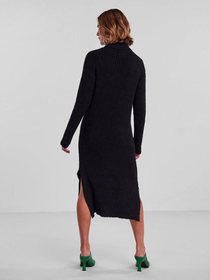 Pclanja Ls Knit Roll Neck Dress Jurken