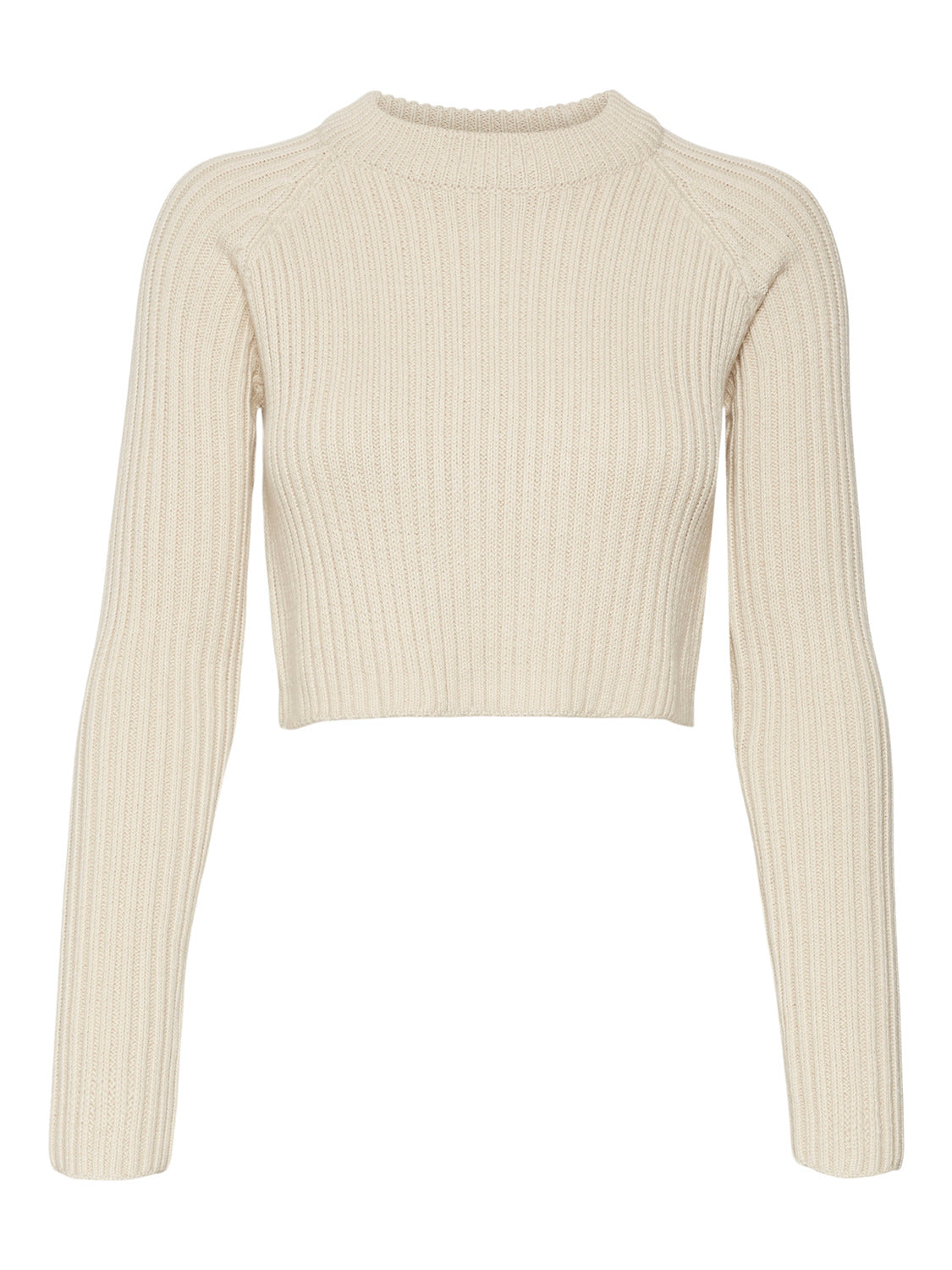 Vmdiana Cropped Ls O-Neck Pullover Truien