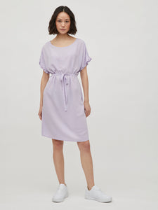 Moashly Boat Neck S/S Short Dress Jurken