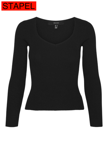 Vmwillow Shine Ls Sweetheart Pullover Tops