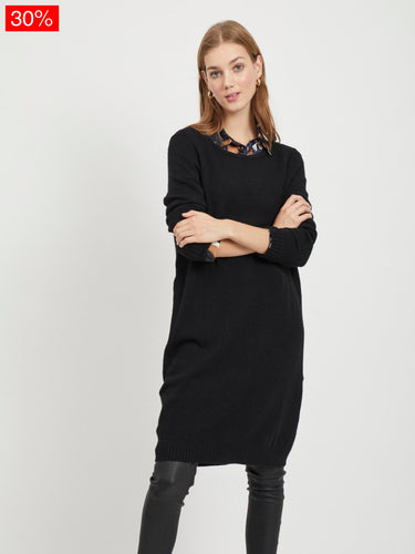 Ril L/S Knit Dress - Noos Jurken