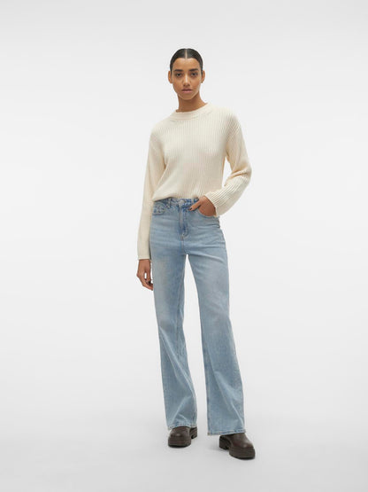 Vmhilde Ls O-Neck Short Pullover Noos Truien