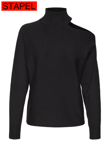 Vmluna Ls High Neck Cutout Pullover Own Truien